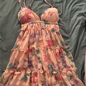 Floral Ruffle Dress